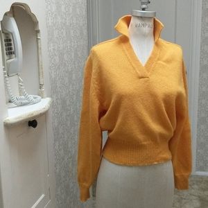 Calvin Klein wool polo sweater